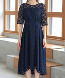 Artmarry/321159/総レース/フィッシュテールドレス/ワンピース/レース/フォーマルドレス/パーティドレス/ミディアムドレス/