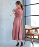 ワンピース/ワンカラーワンピース/シンプルワンピース/ロングワンピース/ドレス/パーティドレス/結婚式/二次会/同窓会/haremode/321148