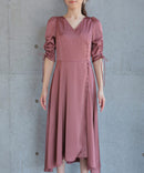 ワンピース/ワンカラーワンピース/シンプルワンピース/ロングワンピース/ドレス/パーティドレス/結婚式/二次会/同窓会/haremode/321148