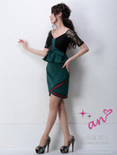 an|AOC-2584ワンピース/ミニドレス/タイトドレス/レース/ナイトドレス/キャバドレス/ドレス