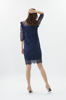 M-25/IMPARIAL/ワンピース/タイトドレス/レース/袖ありドレス