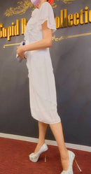 ERUKEI/エルケイ/ナイトドレス/キャバドレス/ドレス/ミディアムドレス/ワンピース/大きいサイズ/L1917