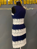 M-15/ワンピース/ビジュードレス/レース/袖なしドレス/タイトドレス