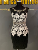 M-17　[ANDY]ワンピース/レース/タイトドレス/ビジュードレス