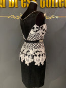 M-17　[ANDY]ワンピース/レース/タイトドレス/ビジュードレス