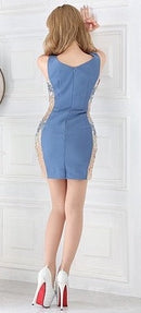 IRMA/イルマ/11040/ナイトドレス/キャバドレス/タイト/ビジュー/ミニドレス