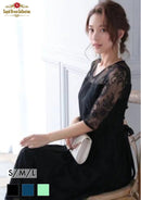 haremode|320111|カラードレス|パーティ|結婚式|二次会|入学式|卒業式|フォーマルドレス|ワンピース|ドレス|大きいサイズ有