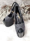 K-11　[816006]　ヒール/パンプス/ビジュー/靴