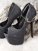 K-11　[816006]　ヒール/パンプス/ビジュー/靴