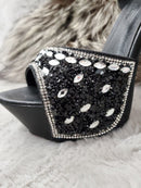 K-15　[3394]　ヒール/パンプス/ビジュー/靴