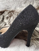 K-23　[3276]　ヒール/パンプス/ビジュー/靴