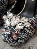 K-6 [815003]　ヒール/パンプス/ビジュー/靴