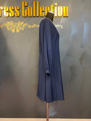 M-193　ワンピース/ミニドレス/ビジュードレス/ワンカラー/袖ありドレス