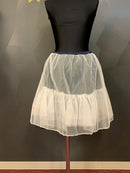 M-194/ワンピース/ミニドレス/袖ありドレス/フリルスカート/インナースカート/ワンカラー