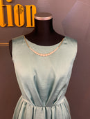 M-83/ワンピース/ミニドレス/ワンカラー/タイトドレス/ネックレス付き