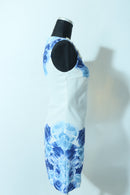 M-4　[ROBE de FLEURS] ワンピース/フラワープリント/ビジュードレス/袖なしドレス