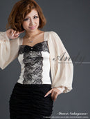 AN-BK158/Andy/トップス/レース/袖あり