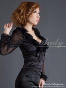 AN-BK160/Andy/トップス/フリル/シースルー