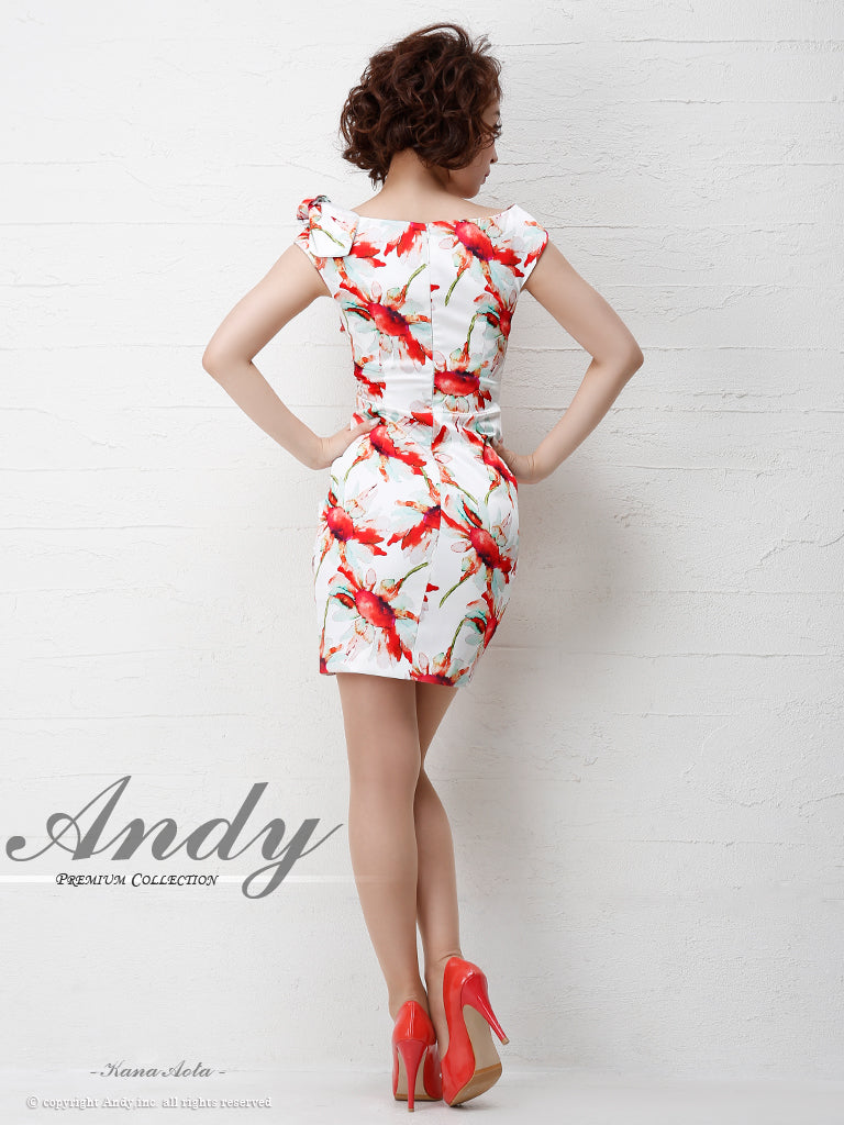 Andy|AN-OK1471|プリントドレス|ミニドレス|パーティドレス|キャバドレス