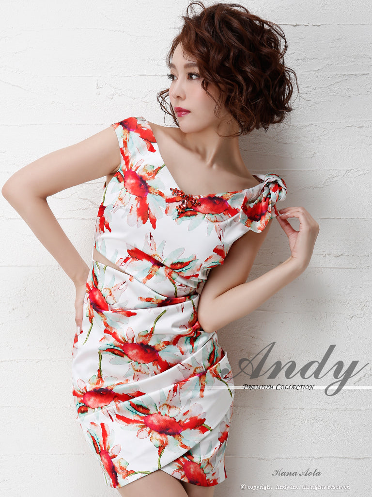Andy|AN-OK1471|プリントドレス|ミニドレス|パーティドレス|キャバドレス