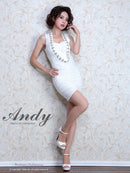 [ワンピースドレス]Andy|AN-OK1494/キャバドレス/ナイトドレス/ワンピース/ドレス/ワンカラー