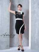 AN-OK1938/Andy/ナイトドレス/キャバドレス/ドレス/ワンピース/ミニ/パーティドレス