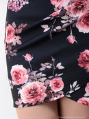 an|AOC-2473|ワンピース/ミニドレス/タイトドレス/フラワープリント/ナイトドレス/キャバドレス/ドレス