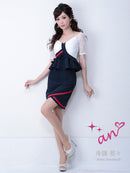 an|AOC-2584ワンピース/ミニドレス/タイトドレス/レース/ナイトドレス/キャバドレス/ドレス