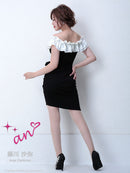 Andy|AOC-2636/オフショル/ワンピース/ミニドレス/ナイトドレス/キャバドレス/ワンピース