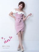 Andy|AOC-2636/オフショル/ワンピース/ミニドレス/ナイトドレス/キャバドレス/ワンピース