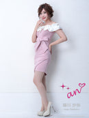 Andy|AOC-2636/オフショル/ワンピース/ミニドレス/ナイトドレス/キャバドレス/ワンピース