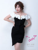 Andy|AOC-2636/オフショル/ワンピース/ミニドレス/ナイトドレス/キャバドレス/ワンピース