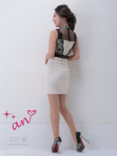 Andy|AOC-2723/ａｎ/タイトドレス/レース/キャバドレス/ワンピース/ナイトドレス/スリット/ドレス/ミニ