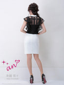 Andy|AOC-2759/レース/ワンピース/キャバドレス/ナイトドレス/ミニドレス/パーティドレス/バイカラー