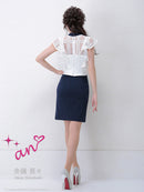 Andy|AOC-2759/レース/ワンピース/キャバドレス/ナイトドレス/ミニドレス/パーティドレス/バイカラー