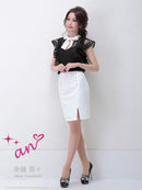 Andy|AOC-2759/レース/ワンピース/キャバドレス/ナイトドレス/ミニドレス/パーティドレス/バイカラー