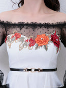 an|AOC-2778|ワンピース/ミニドレス/フリルスカート/レース/ナイトドレス/キャバドレス/ドレス